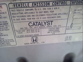 2007 HONDA ACCORD, EX MODEL, 3.0, AT.   A25188